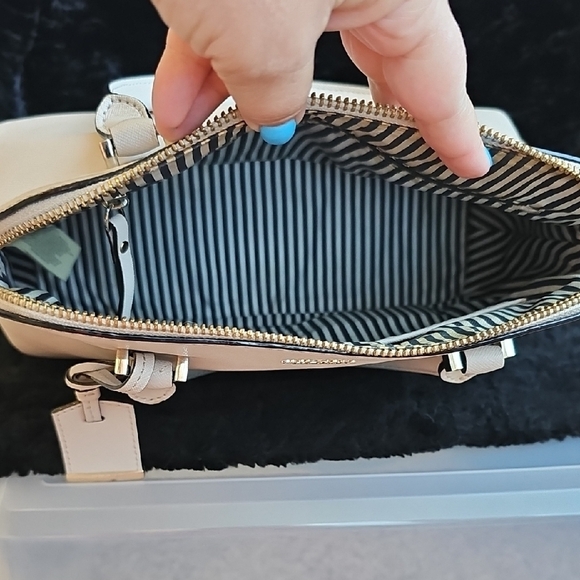 Kate Spade LIMITED EDITION Cream Satchel Bag With Crossbody Strap - Picture 10 of 16